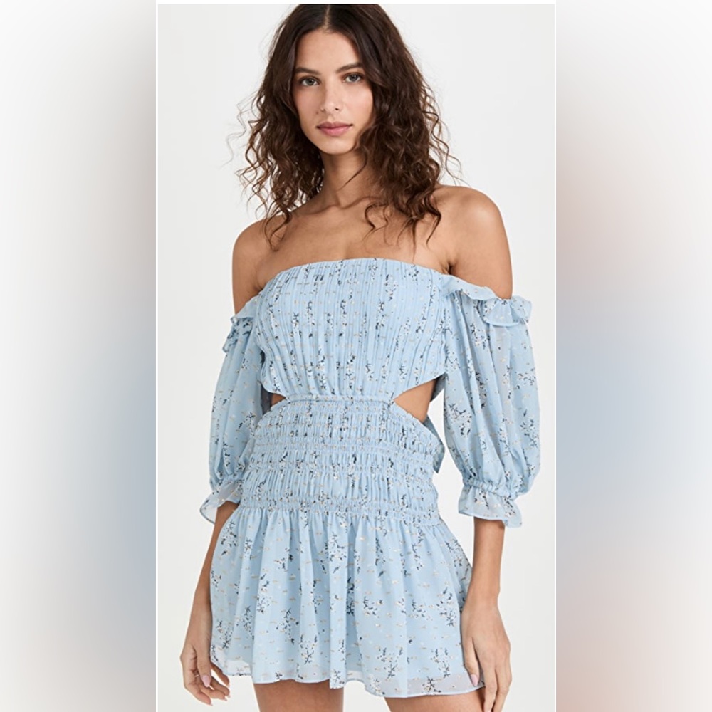 Self portrait off the shoulder dress